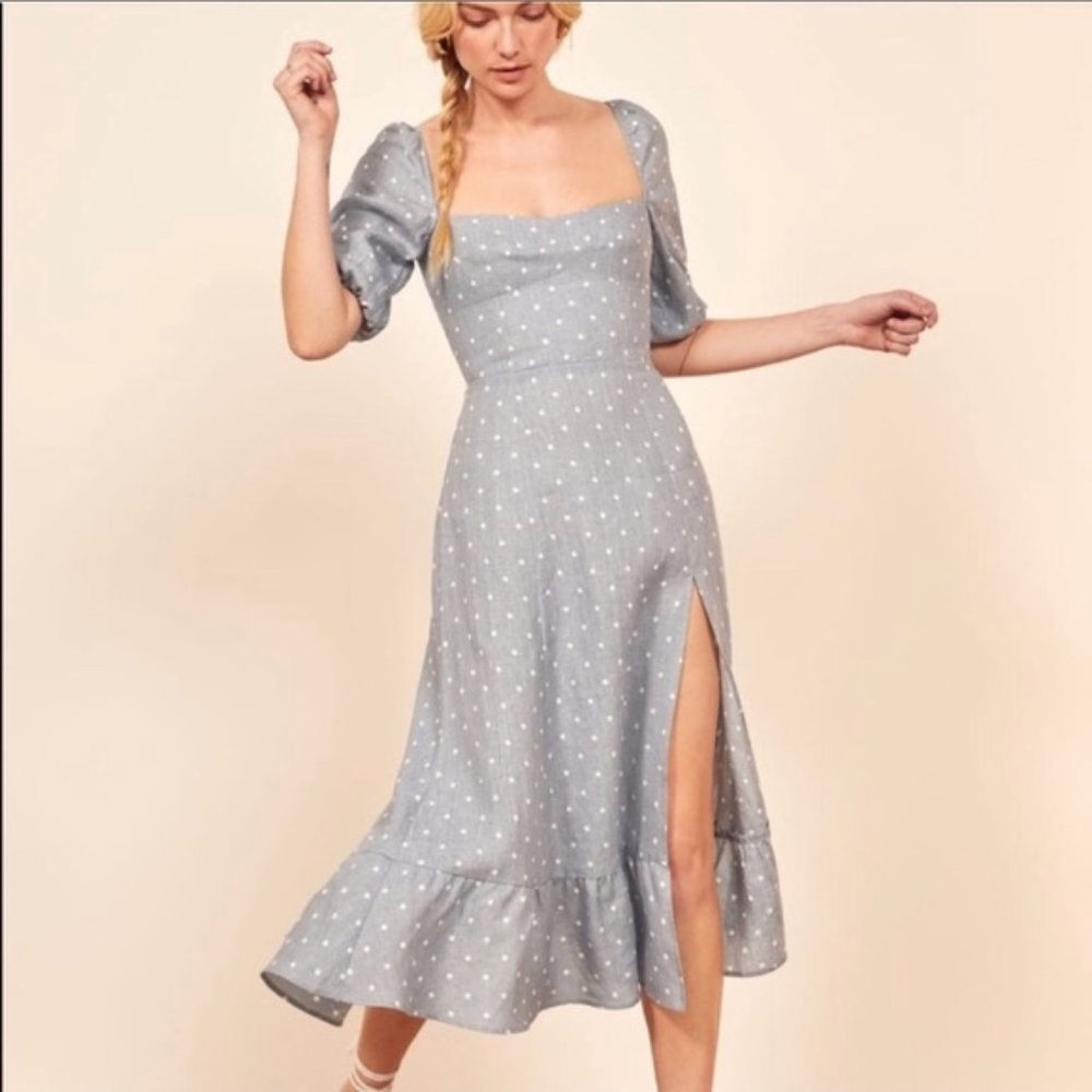 NWT Reformation Belgium Dress in Dewdrop